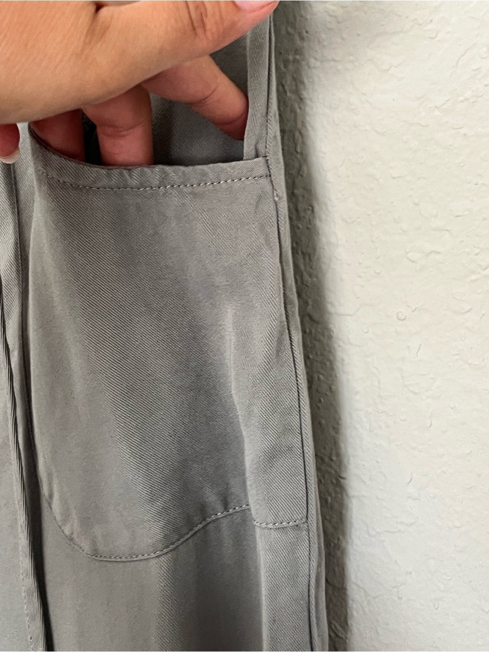 Sincerely Jules Sage Green Utility Cargo Pants Tencel Rayon Gorpcore Relaxed Fit - Picture 6 of 10
